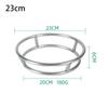 1Pcs Round Bottom Wok Rack Stainless Steel Cookware Ring Durable Pot Mat