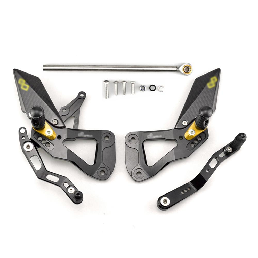 Motorcycle FOOTBOARDS For SUZUKI GSXR-1000 2017-2024 Rear Sets Heighten Pedal Adjustable Rearsets FootPegs Shift Lever Brake
