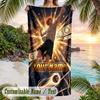 Haikyuu Beach Towel, Personalized Custom Name Text, Quick Dry Large Absorbent Towel For Beach Pool