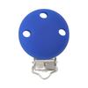 6pcs New Color 30mm Silicone Round Metal Clips DIY Bag Hat Chain Keychain Holder Clamps Jewelry Handmade Accessories
