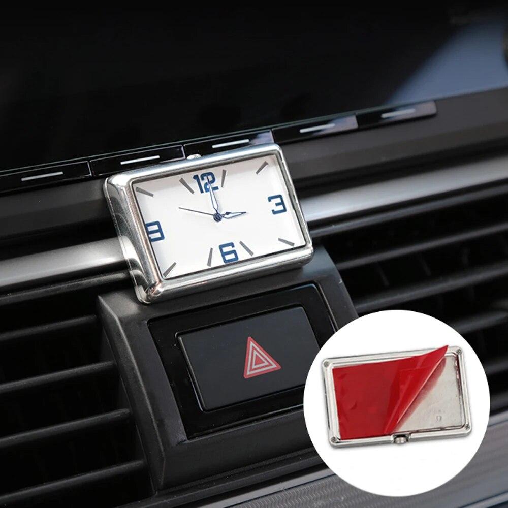 Auto hodiny Luminous Mini Automobily Digitální hodinky Quartz Hodiny Stickon Auto Ornament Příslušenství