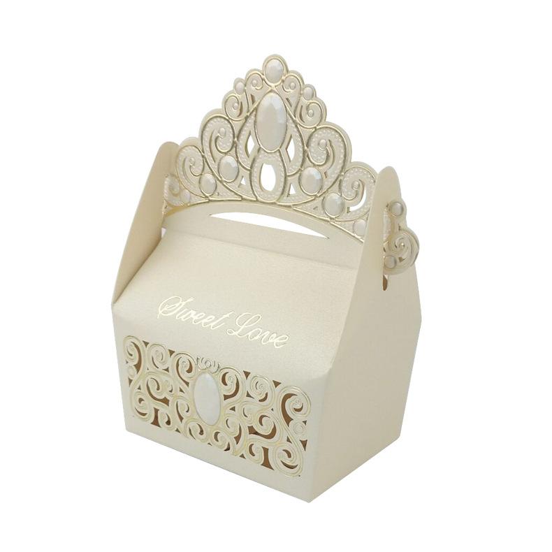 

European Crown Paper Candy Box Creative Wedding Celebration Candy Box Wedding Candy Box