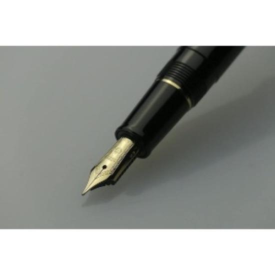 Sailor Profit Casual Fountain Pen Gold Trim Black Zoom (Z) Nib 11-0570-720 with Converter