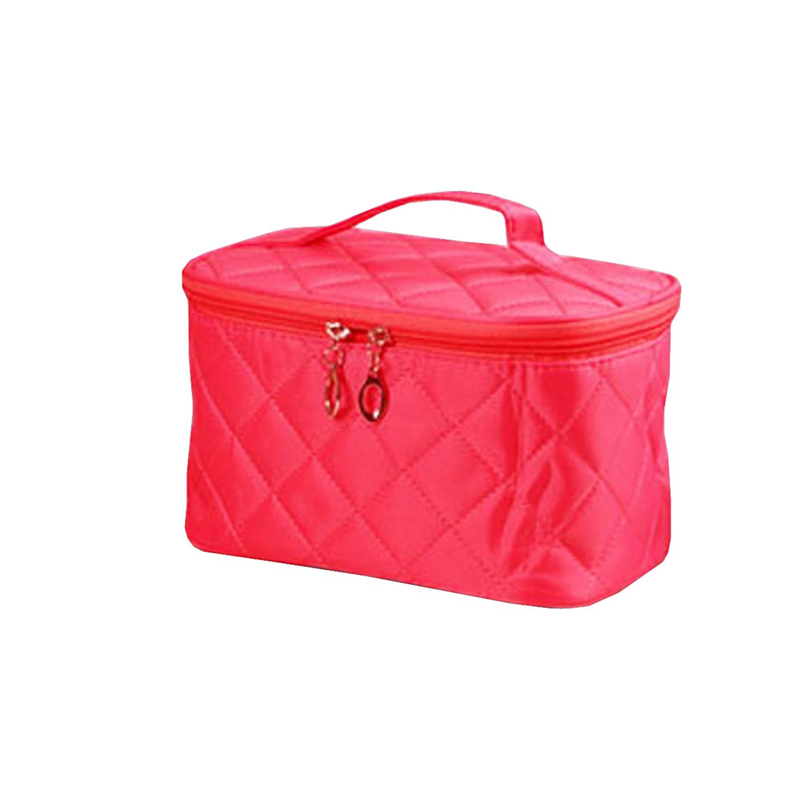 

(SU)Двухслойная дорожная косметичка большой емкости, коробка для хранения ювелирных изделий и сережек