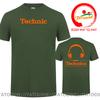 Technics Headphone Print T Shirts Unisex Disco Dj Party House Detroid Harajuku Fashion T Shirt Oversized Tshirt Trendy Dj Tee Tops