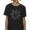 Disney Girls Mickey Mouse Spider Web Cotton T-Shirt
