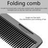 Portable Plastic Folding Pocket Combs Barber Men Oil Head Beard Combs Hair Styling Combs