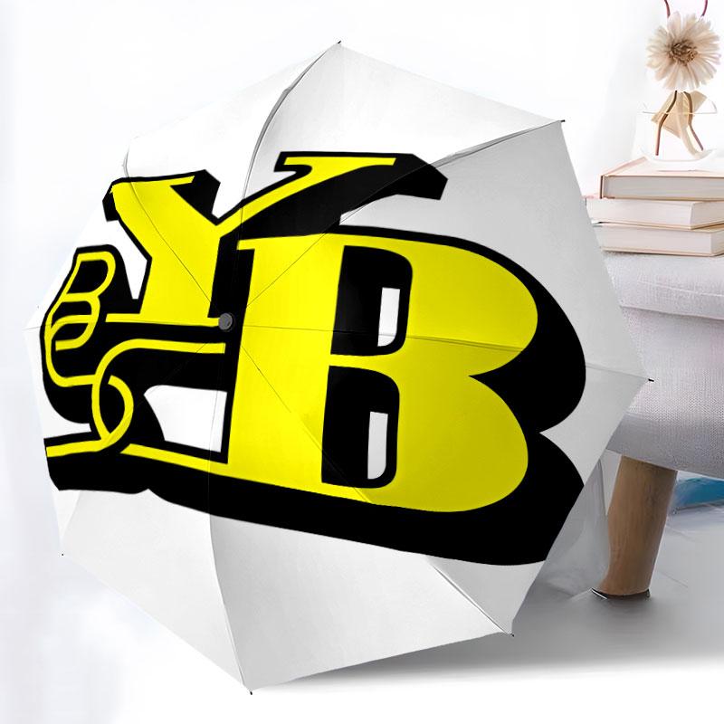 BSC Young Boys pattern, automatic folding umbrella, portable and foldable design, 8 ribs, a Christmas or birthday gift.