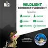 Sun Company Wildlight Animal Caribina Flashlight Mini Animal Keychain Flashlight One Blue for and Campers Size, Turtle, Kids, Nurses,