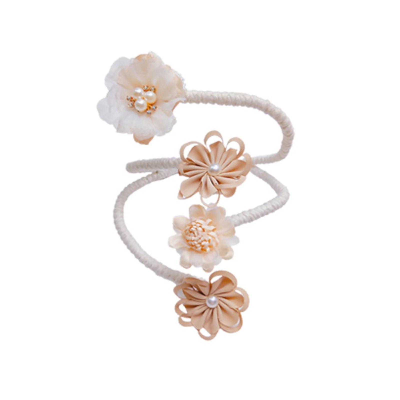 

Flower Curtain Tieback Twist Bough Rope Curtain Holder Clips Curtain Tie Back Bedroom Curtain Holder Drapes Holdback Buckle Clip темного кольору хакі