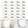 Multipurpose Hook Clips Set Of 100,Metal Curtain Clips for Curtain Bathroom Shower Curtains And Outdoor Decorations
