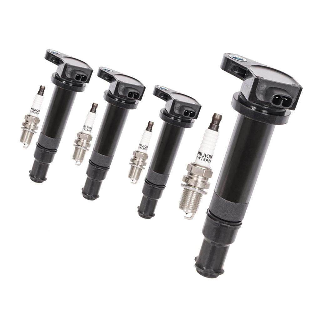 UF499 5C1586 Ignition Coils & Spark Plugs for 06-11 Hyundai/Kia 1.6L Models
