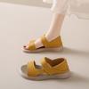 Velcro Flat Roman Sandals Women 2025 New Summer Internet Celebrity Explosion Soft-soled Lazy Casual Beach Sandals