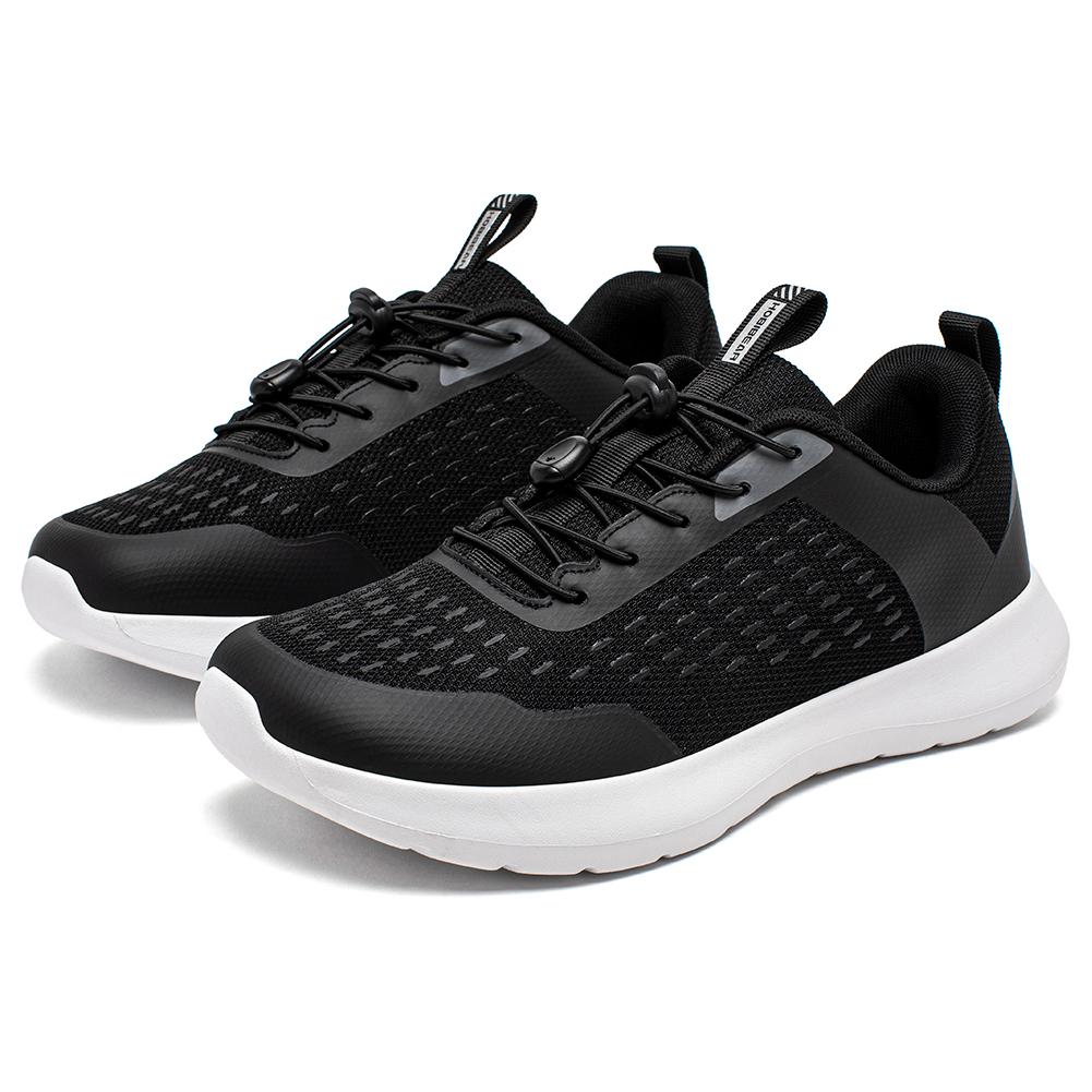 HOBIBEAR Wide Toe Running Shoes for Men Women Elastic Band Non Slip Sneakers Comfortable Walking Shoes