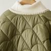 Quilted Cotton Jacket for Winter Updated Korean Style Trendy Everyday Contrast Short Warm Cotton