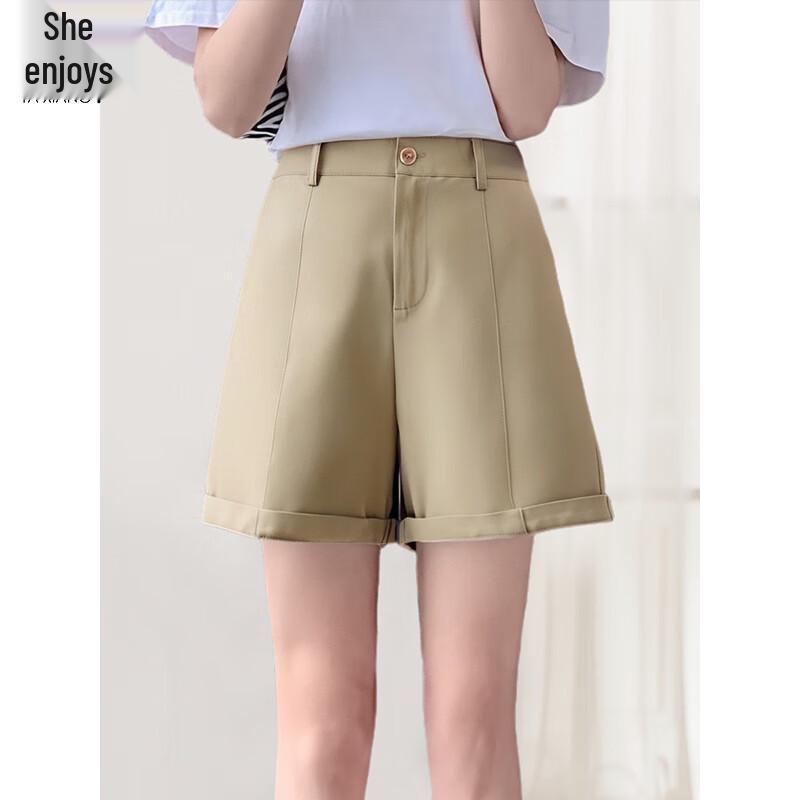 Women's High-Waist Casual Workwear Style Shorts