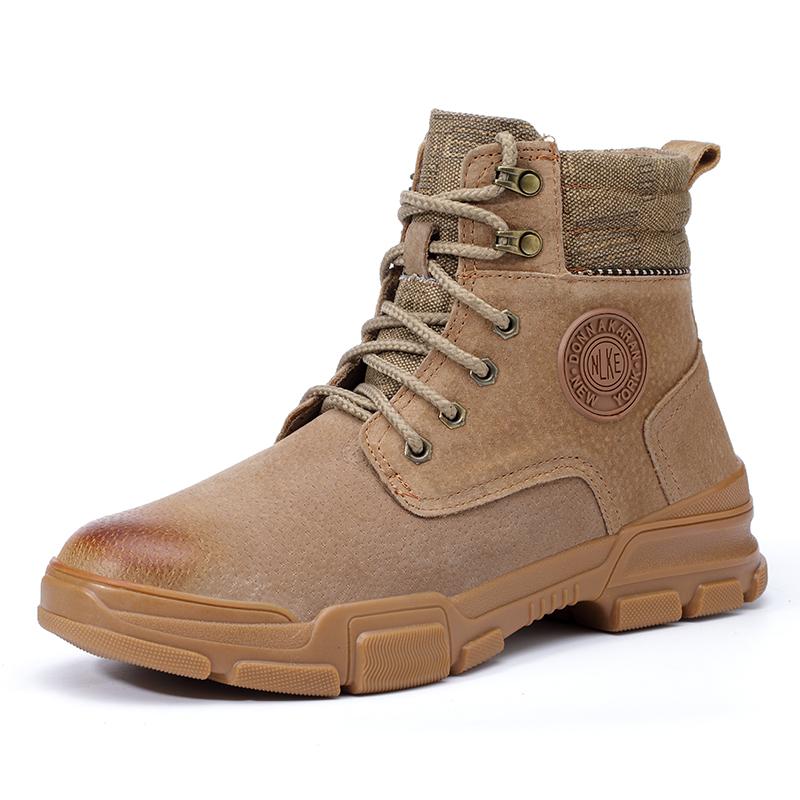 Steel Toe Boot Safety Boots Wear-resistant Puncture Proof Waterproof Work Boots Industrial Construction Safety Shoes