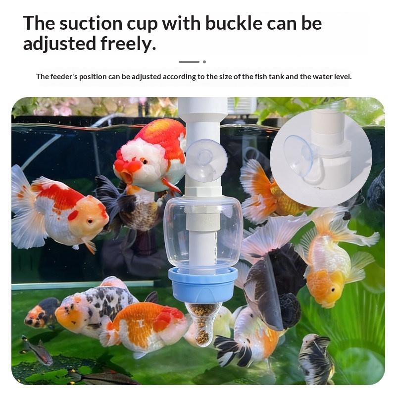

Precise Fish Pacifier Feeder Fixed Point Aquarium Feeding Tool No Turbid Water Fish Feeder For Small Fish Tank 19cm