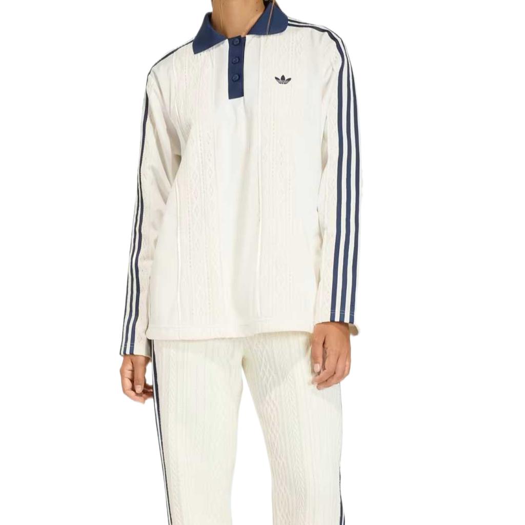 Adidas Originals Long Sleeve Pullover Skin-Friendly Comfortable Warm Football Shirt Women Tops KR7651