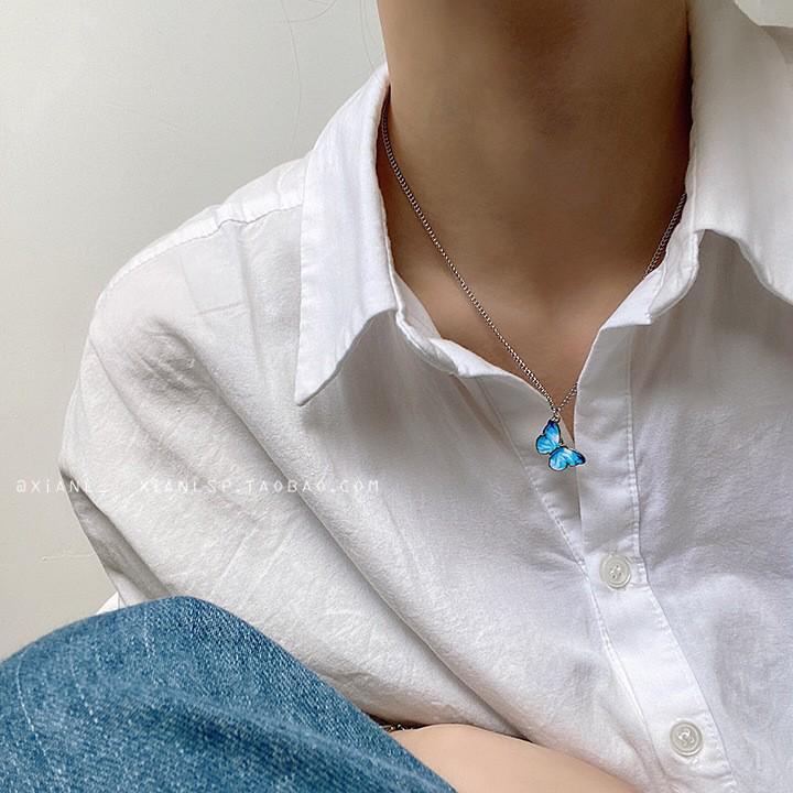 

Retro Butterfly Pendant Necklace and Bracelet Set - European & American Style