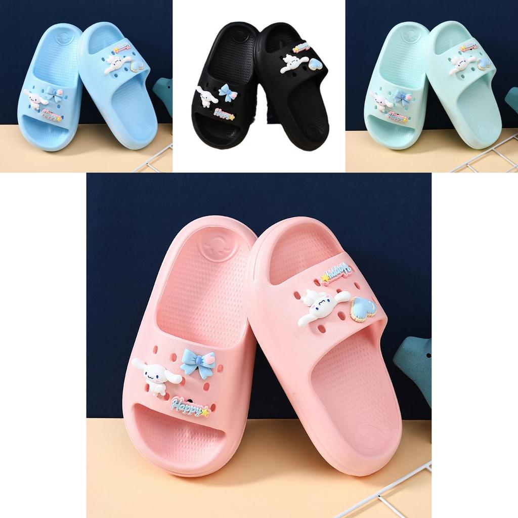 Comfortable Eva Cartoon Style Girls Indoor Slippers Non-slip Soft Sole For All Seasons