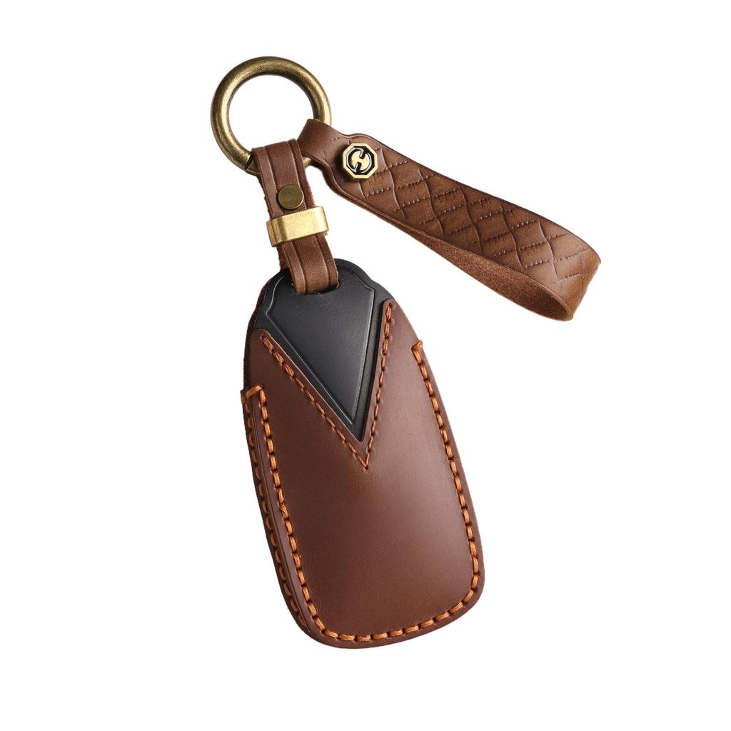 Chery Tiggo 8 Plus Key Cover - Premium Cowhide Protective Shell