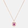 METROCITY JEWELRY July Birthstone Corte Sterling Silver Rose Necklace A241SN1207RPR