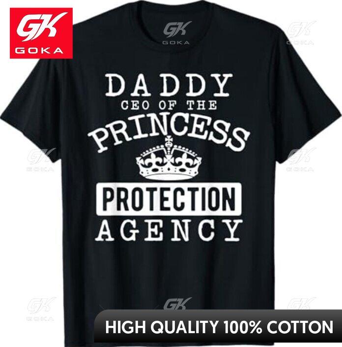 Daddy CEO of The Princess Protection Agency Graphic T Shirts Unisexs Clothing Cotton Women Funny Summer Tshrits S