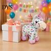 DIY Coloring Plush Toy Horse Kit, Washable Stuffed Animal Painting Kit with Marker Pens, Art Crafts Activity Set for Toddlers Boys Girls