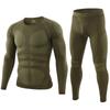 Men's Slim-Fit Warm Cycling & Running Fitness Set for Autumn/Winter