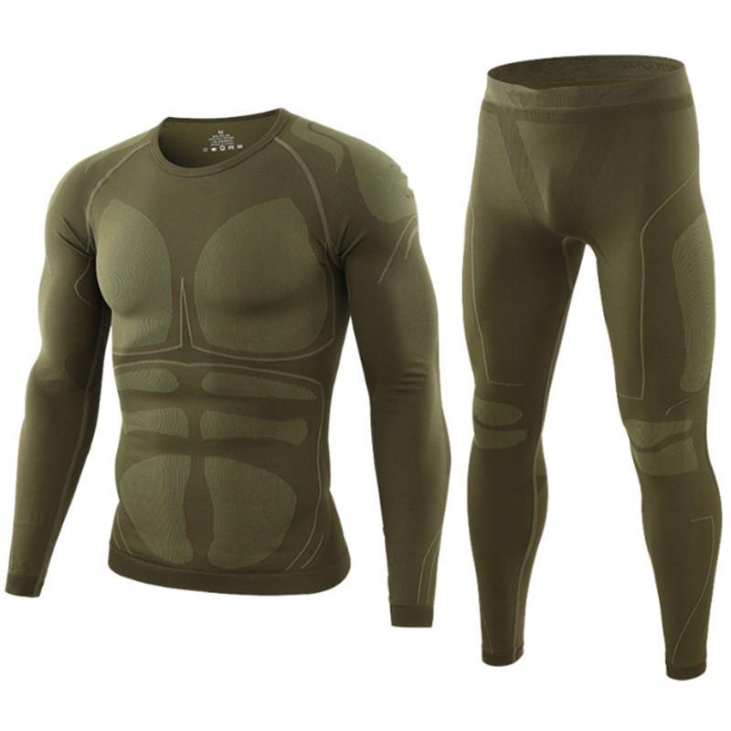 Men's Slim-Fit Warm Cycling & Running Fitness Set for Autumn/Winter