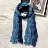 Warm Gradient Texture Scarf Windproof Bandana Shawl Wraps Multifunction Long Hijab Scarf  Travel