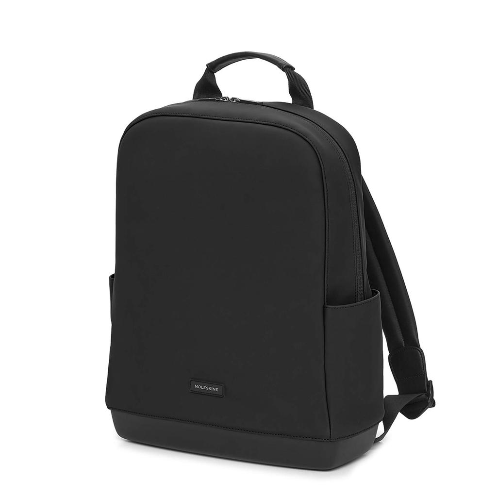 Moleskine Backpack, Fits 15-inch Laptop, Business Backpack, Backpack Collection, Soft Touch PU Leather, Black
