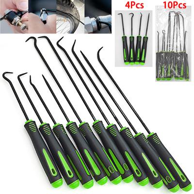 10/4 Peças Conjunto de Gancho e Gancho de Precisão, Ferramenta para Remover Retentores de Óleo/Gaxetas O-Ring de Carro Auto, Mini Ganchos de Precisão, Extrator Profissional