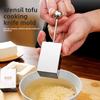 1KS Nerezový krájač na tofu Krájanie tofu Kvetinová forma na krájanie Krájač na tofu Kuchynská pomôcka