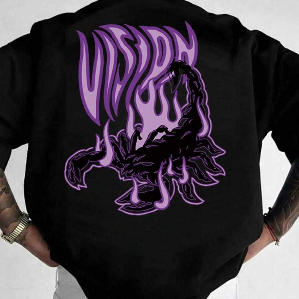 

Повседневная модная футболка мужская летняя, с трендовым принтом, круглым вырезом, коротким рукавом, свободная и удобная, из чистого хлопка, мужская одежда XXXXL