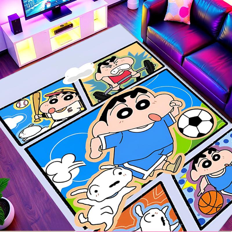 Cartoon comics Print Rug, Washable Floor Carpet, For Entryway Dorm Laundry Room Office Study, Home Decor Birthday Christmas Gift