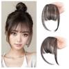 Natural-Looking Clip-In Bangs – Side-Swept, Straight or Wispy Air Fringe Hairpiece for Women, Seamless & Undetectable Front Hair Extension
