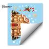 Reusable PVC Window Film Christmas Cling, Santa/Snowman/House/ Tree Patterns Print, Waterproof Creative Holiday Gifts Decorative Static Sticker