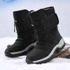 Neue Winterwanderstiefel Warme Plüsch Herrenstiefel High Top Paar Schneestiefel Winter Outdoor Rutschfeste Stiefeletten Arbeits-Freizeitstiefel