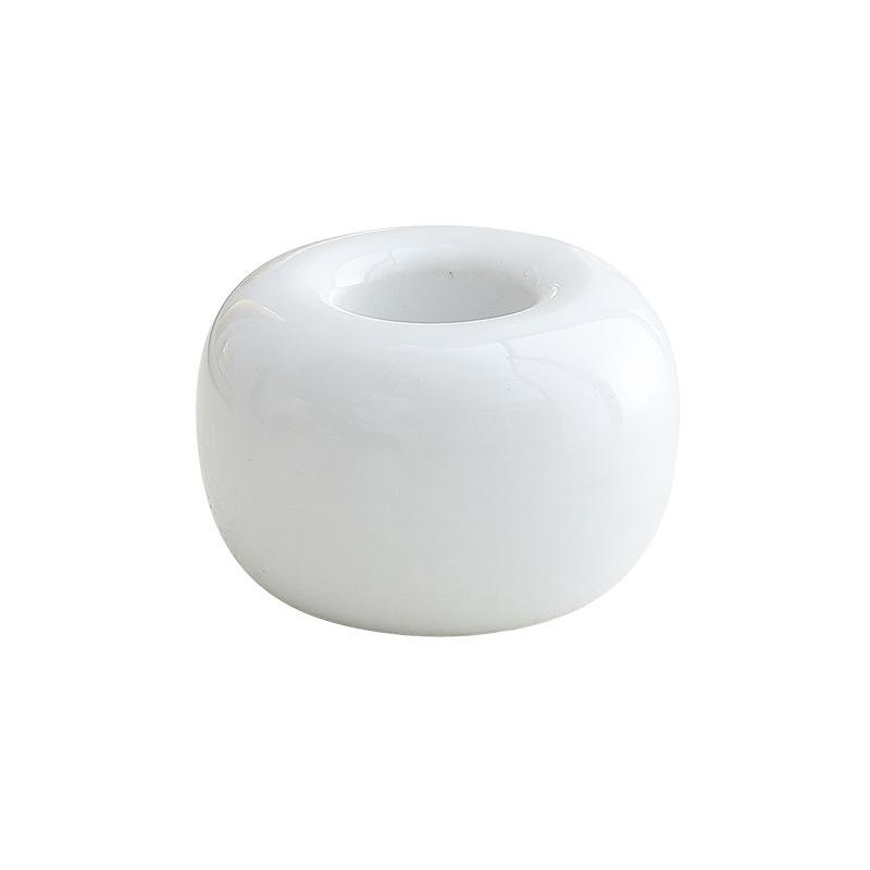 Minimalist Ceramic Bathroom Toiletries Kit with Toothbrush Holder and Mouthwash Cup