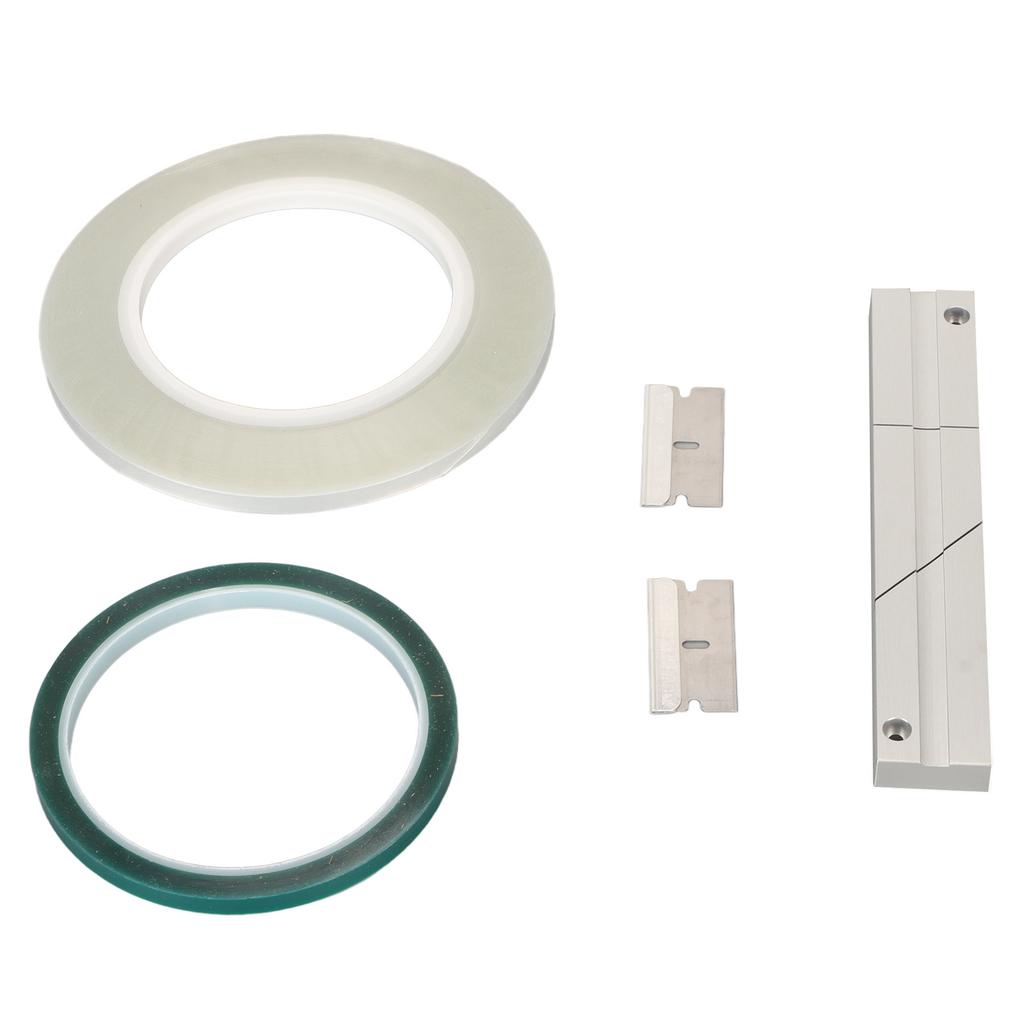 1 4 10 Inch Splicing Block Kit Aluminum Open Reel Tape Media with Splicing Tape er Tape Media Blade for Revoxsonido