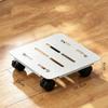 Indoor Outdoor Pflanztopf Untersetzer Bewegliche Metall-Pflanzenständer Drehbar Mit Rädern Pflanzen-Mobiltrolley Für Schwere Pflanzen