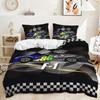 Bed Three-Piece Construction Car Racing Game Quilt Cover 3D Digital Printing Kit