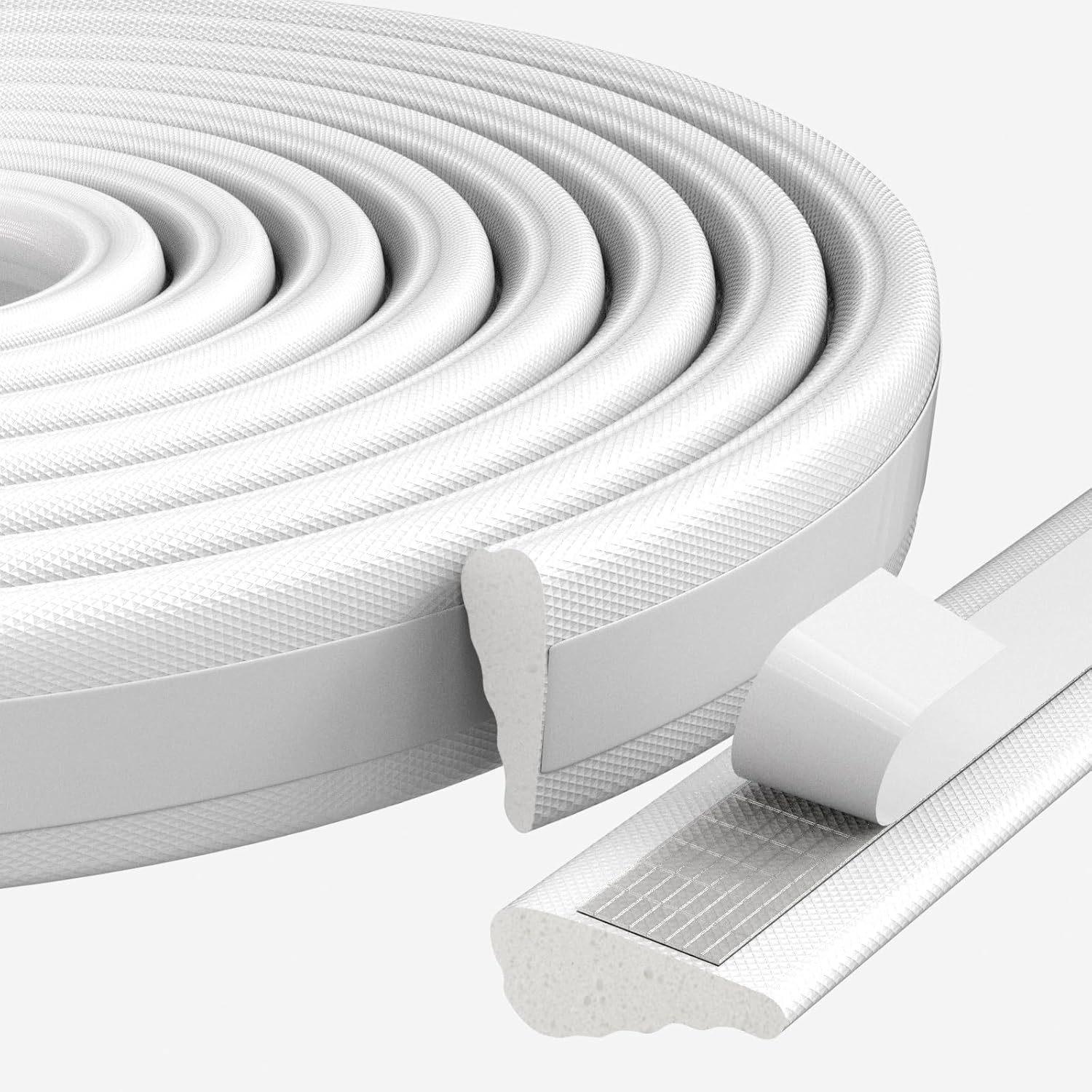 

1pc 118.11/196.85inch Window Weather Seal Strip Acoustic Foam Sealing Strip For Door Windows Soundproof Cotton Seal Gap Filler 3M