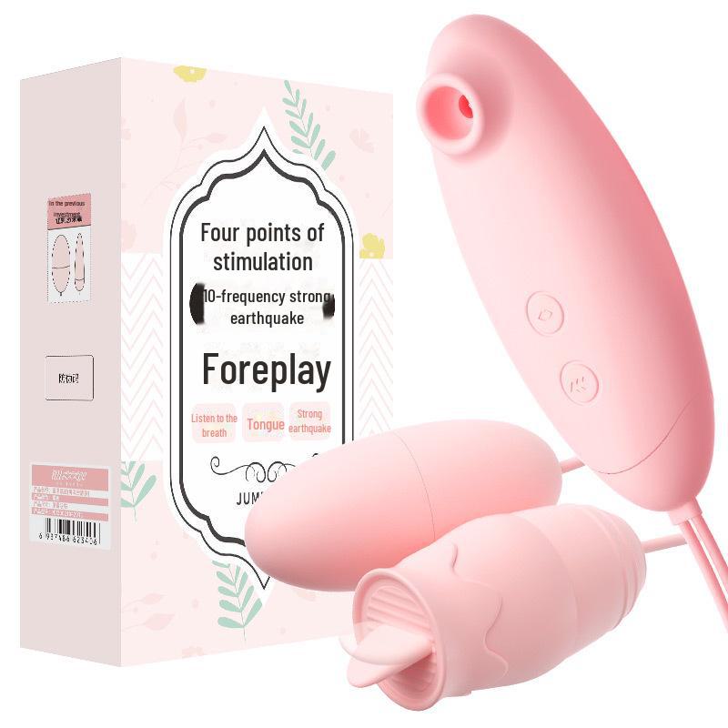Miji Honey Tide Vibrating Egg & Tongue Licking Toy for Women - 96pcs/box