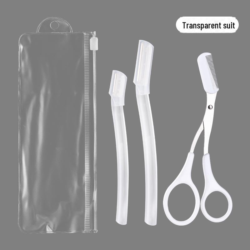 

Портативный набор триммеров и ножниц для бровей для начинающих - набор косметических инструментов Anti-Scratch