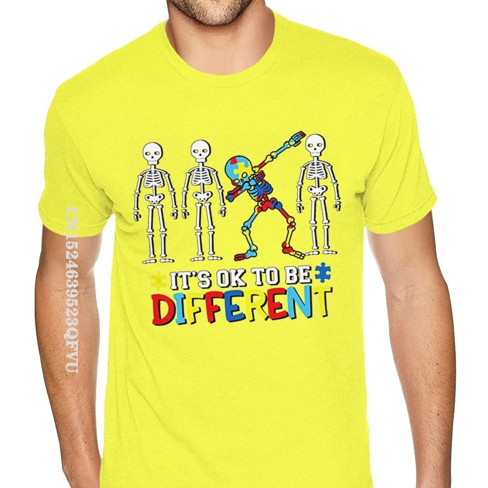 

Топ Осведомленность об аутизме «Это нормально — быть другим» Футболка с принтом Kawaii Негабаритная футболка с аниме Unisex Unisex WoUnisex Plus Size Черная футболка 3XL