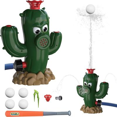 2-in-1-Wassersprinkler-Baseball-Helikopter-Spielzeug für Kinder zum Spielen im Freien, kann am Gartenschlauch befestigt werden, Sommerspielzeug für draußen, Spielbecken im Hinterhof.