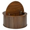 Coffee Table Living Room Table Coffee Table MDF Round Height-Adjustable Storage